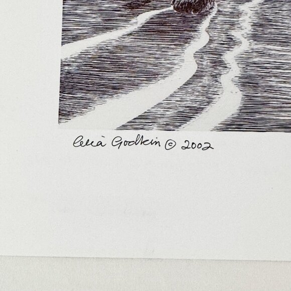 Signed Print Artist Celia Godkin Jack The Story Of A Beaver By Shirley Woods #1 - Picture 3 of 10